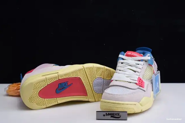 Rep LUCY Air Retro Union Jordan 4 DC9533-800 Ice Guava 0613